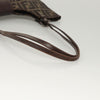 FENDI Zucca Canvas Mamma Baguette Shoulder Bag Brown Black Silver