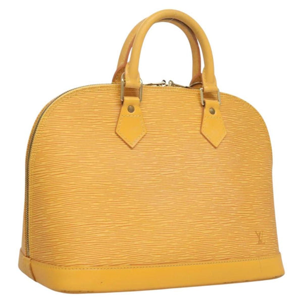 LOUIS VUITTON Epi Alma Hand Bag Yellow