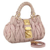 Miu Miu Matelasse Leder Handtasche