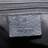 GUCCI Shoulder Bag Canvas Leather Black Silver Auth