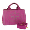 Prada Canapa PM Tasche pink mit Riemen