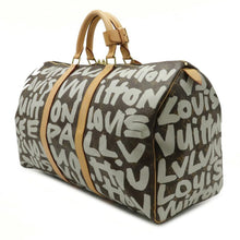 Lade das Bild in den Galerie-Viewer, Louis Vuitton Keepall 50 Monogram Stephen Sprouse Reisetasche
