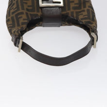 Lade das Bild in den Galerie-Viewer, FENDI Zucca Canvas Mamma Baguette Shoulder Bag Black Brown
