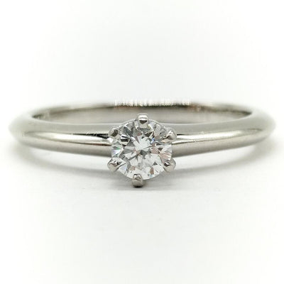 Tiffany & Co Diamantring (0,19 ct) Hochzeit Verlobung Größe 48,5