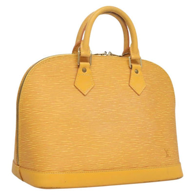 LOUIS VUITTON Epi Alma Hand Bag Yellow