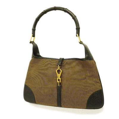 Gucci Jackie Vintage Tasche Baumwolle Leder