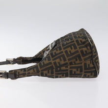 Lade das Bild in den Galerie-Viewer, FENDI Zucca Canvas Mamma Baguette Shoulder Bag Black Brown
