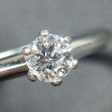 Lade das Bild in den Galerie-Viewer, Tiffany &amp; Co Diamantring Hochzeit Verlobung 0,22ct, Größe 49
