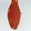 FENDI Mamma Baguette Shoulder Bag Suede Orange