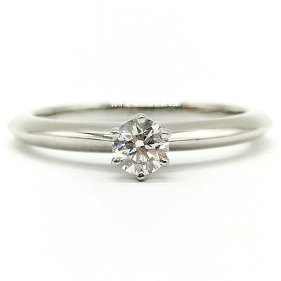 Tiffany & Co Diamantring Hochzeit Verlobung, 0,18ct, Größe 49
