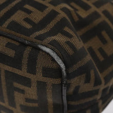 Lade das Bild in den Galerie-Viewer, FENDI Zucca Canvas Mamma Baguette Shoulder Bag Black Brown
