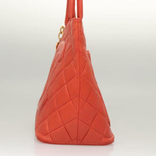 Lade das Bild in den Galerie-Viewer, CHANEL Tote Bag Lamb Skin Orange Gold CC
