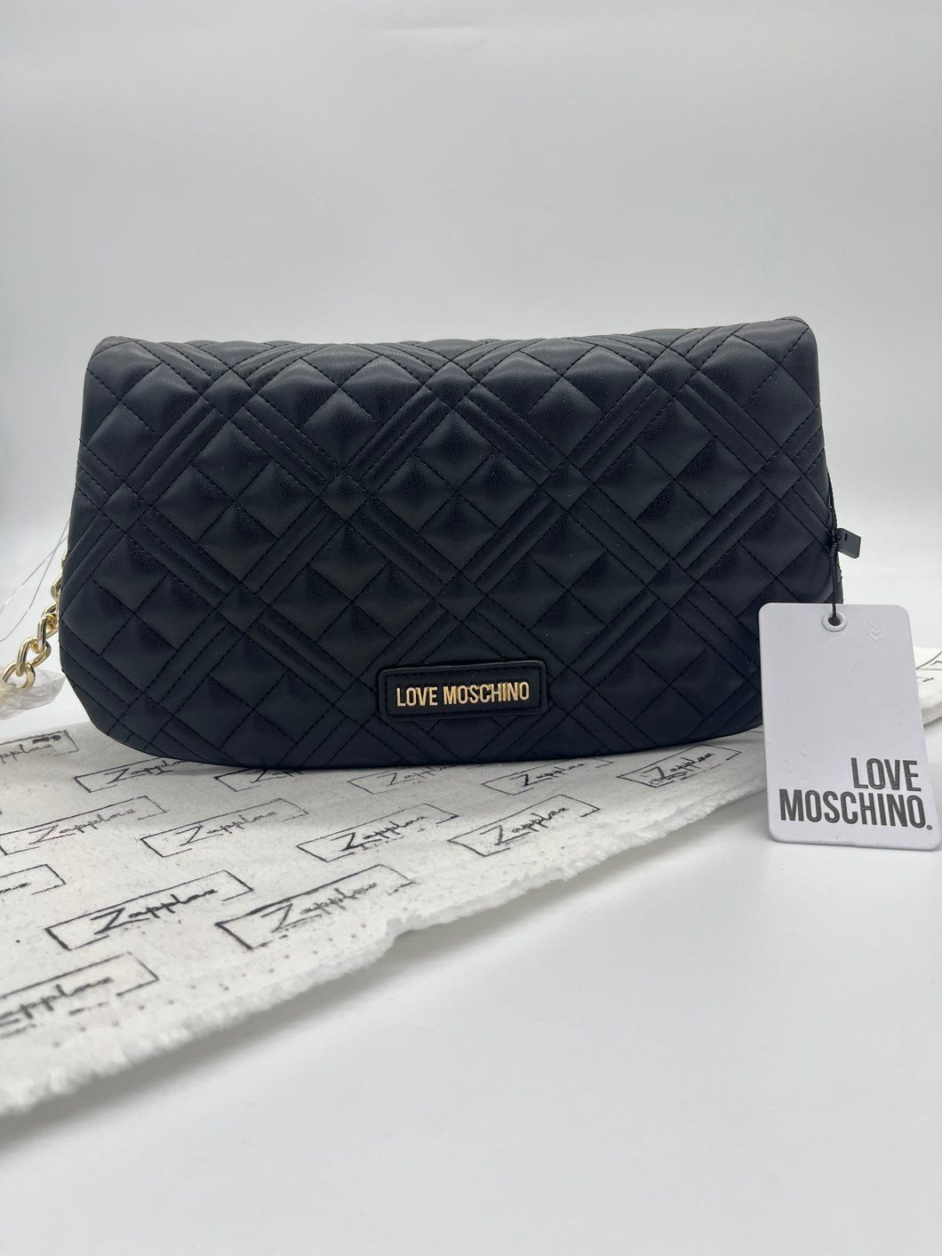 Luxury Off-Price Fashion by Zapplaz | LOVE MOSCHINO Borsa Quilted Pu Nero